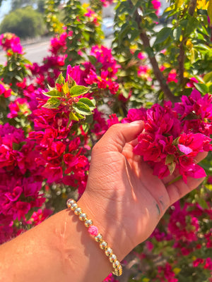 Gold Filled Rose Bracelet