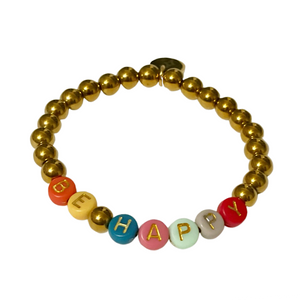 Fall Edition “Be Happy” Bracelet